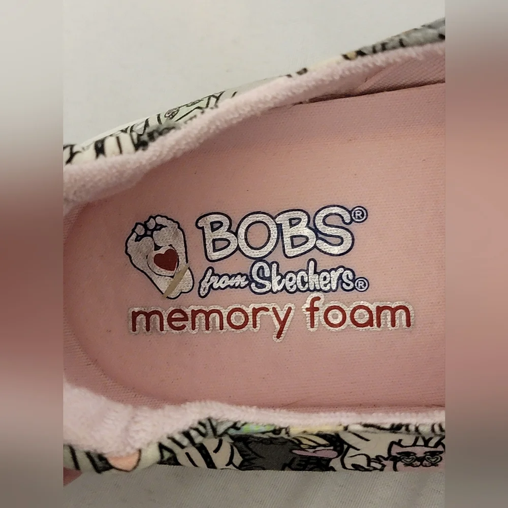 Bobs From Skechers Memory Foam Sneakers Cats Size 10 - Picture 2 of 11